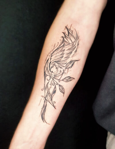 Realistic Tattoo mit feiner Schattierung von EB Tattoo St. Gallen