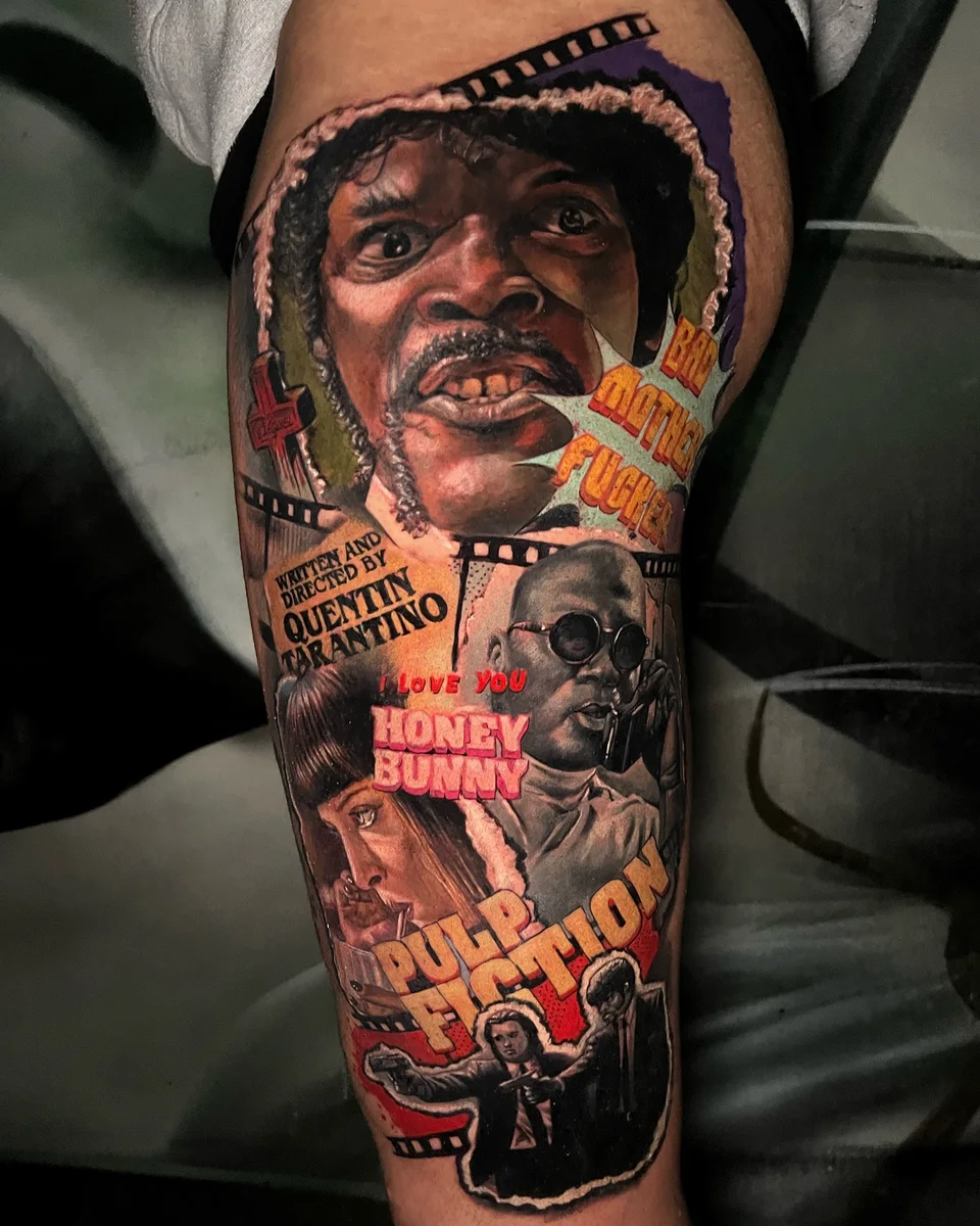 Color-Realismus Sleeve mit Portrait, von Alessandro