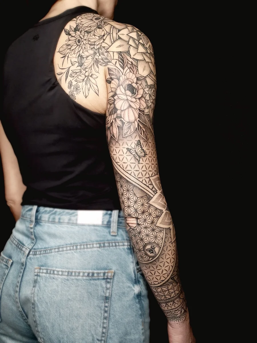 Ornamentaler Sleeve für Frauen, von Ephraim