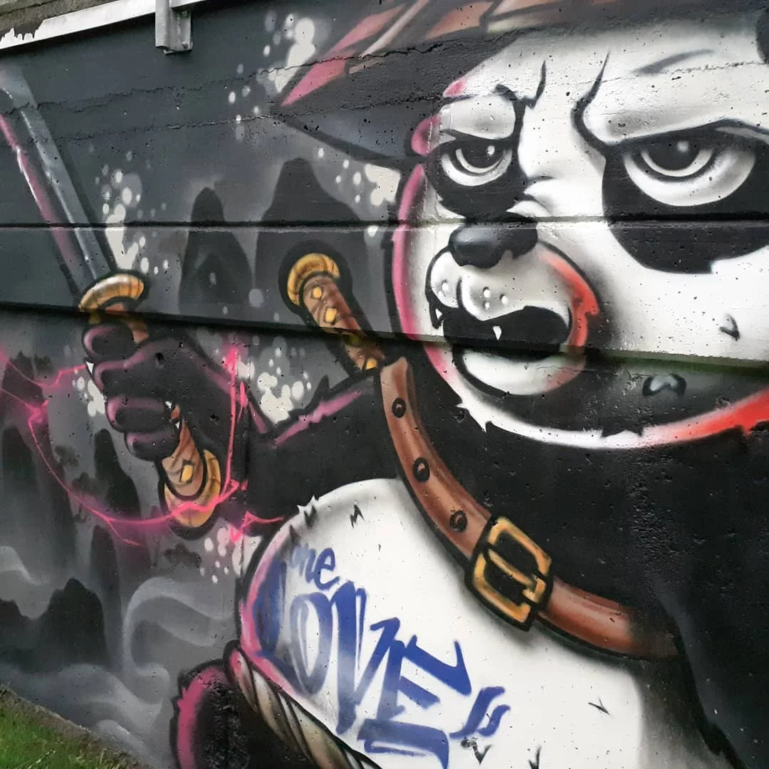 Comic Graffiti: Panda, von Jens (JENZR)